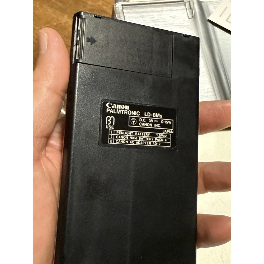 Canon Palmtronic 8Rs (LD-8Rs) calculator - pristine - working,  Collector's Must